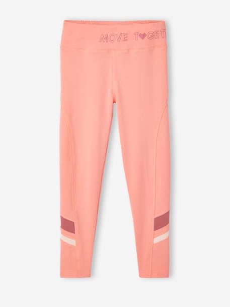 Legging sport matière technique fille bandes chevilles  - vertbaudet enfant