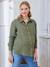 Chemise gaze de coton grossesse et allaitement olive 1 - vertbaudet enfant 