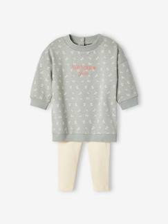 -Ensemble robe + legging bébé personnalisable