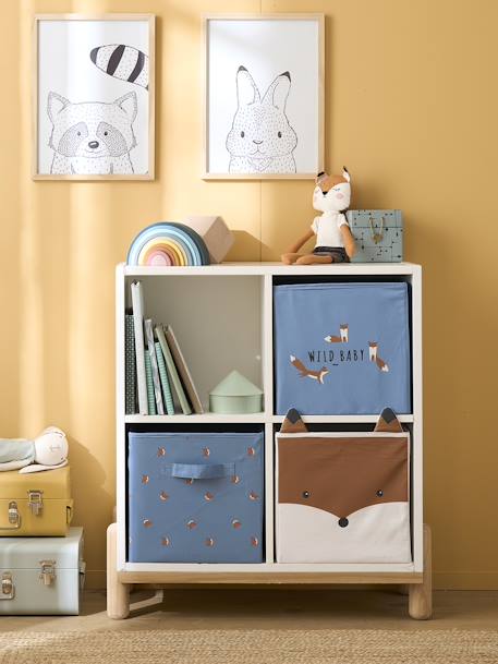 Lot de 3 bacs de rangement Renard Baby Fox lot bleu 5 - vertbaudet enfant 