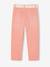 Pantalon Mom et sa ceinture en gaze de coton fille moutarde+pêche+rose 13 - vertbaudet enfant 