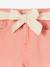 Pantalon Mom et sa ceinture en gaze de coton fille moutarde+pêche+rose 14 - vertbaudet enfant 