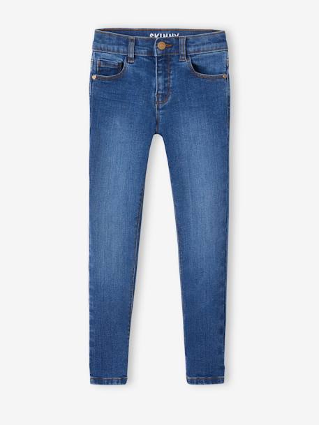 Tregging Large Fille Denim Bleu Clair Vertbaudet 6 Ans – Pantalon Confort Ultra Tendance Élastiqué