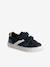 Baskets enfant cuir scratchs bleu jean+lot bleu+lot vert+marine 18 - vertbaudet enfant 