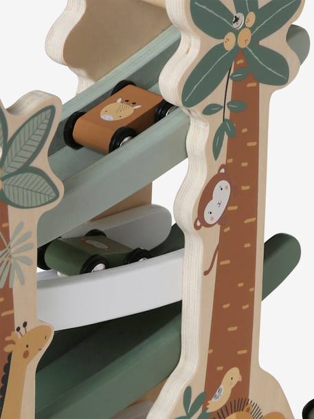 Le toboggan des animaux TANZANIE en bois FSC® vert 7 - vertbaudet enfant 