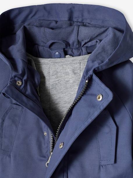 Parka 3 en 1 bébé avec blouson amovible en molleton bleu ardoise 5 - vertbaudet enfant 