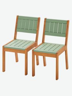 Chambre et rangement-Chambre-Chaise, tabouret, fauteuil-Chaise maternelle-Lot de 2 chaises outdoor maternelle Summer