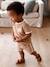 Ensemble bébé tee-shirt + short en éponge bleu grisé+rayé bleu+taupe 17 - vertbaudet enfant 