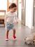 Short bébé fille paperbag avec ceinture imprimée denim bleached 9 - vertbaudet enfant 