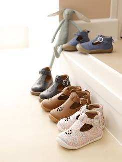 Chaussures-Chaussures fille 23-38-Ballerines, babies-Salomés cuir bébé