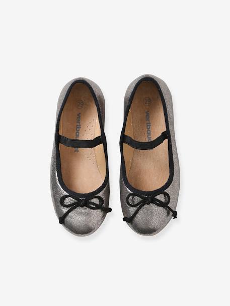 Ballerines irisées fille anthracite 4 - vertbaudet enfant 