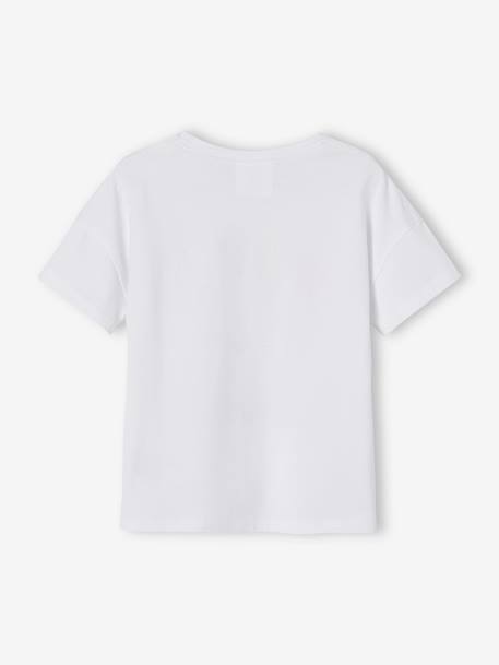 T-shirt fille manches courtes Pat'Patrouille blanc 2 - vertbaudet enfant 