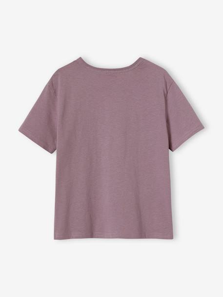 T-shirt motifs graphiques garçon manches courtes bleu clair+ECRU+gris souris+lavande 16 - vertbaudet enfant 