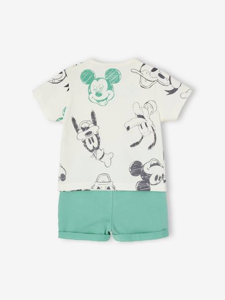 Ensemble bébé garçon 2 pièces Disney Mickey & Friends VERT MOYEN IMPRIME 4 - vertbaudet enfant 