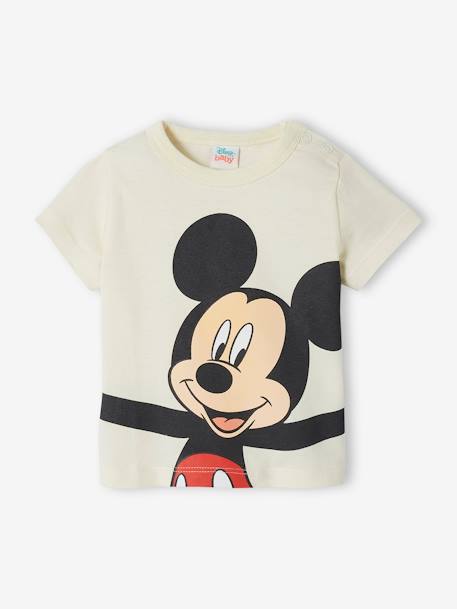 T-shirt bébé garçon Disney® Mickey écru 1 - vertbaudet enfant 