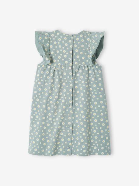 Robe bébé fille Disney Minnie vert d'eau 2 - vertbaudet enfant 