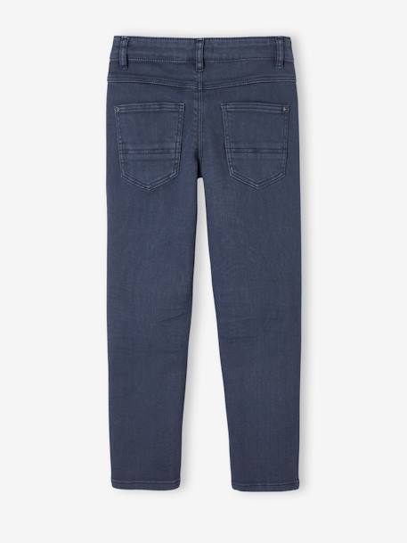 Slim garçon couleur morphologique FIN argile+beige+bleu ardoise+bleu nuit+noir+tomette+vert émeraude 13 - vertbaudet enfant 