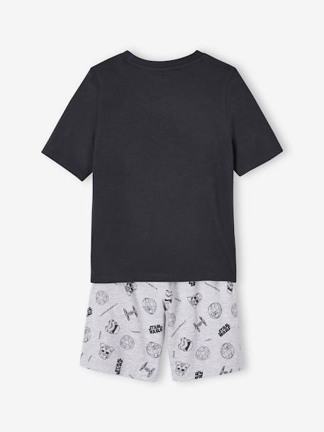Pyjashort garçon Star Wars imprimé phosphorescent noir 4 - vertbaudet enfant 