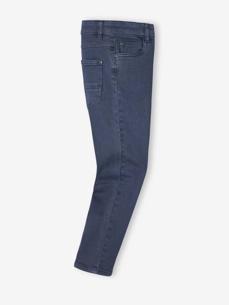 Slim garçon couleur morphologique FIN argile+beige+bleu ardoise+bleu nuit+noir+tomette+vert émeraude 12 - vertbaudet enfant 
