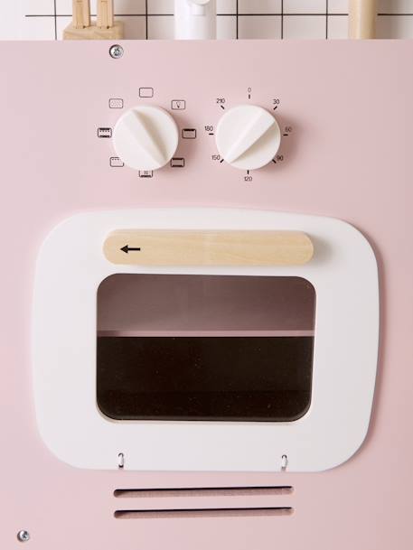 Cuisine en bois FSC® design caramel+rose+vert 15 - vertbaudet enfant 