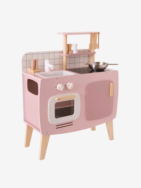 Cuisine en bois FSC® design caramel+rose+vert 19 - vertbaudet enfant 