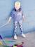 Legging sport imprimé en matière technique fille bleu+terracotta 3 - vertbaudet enfant 