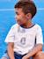 T-shirt sport maxi lettres garçon blanc 2 - vertbaudet enfant 