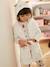 Robe de chambre fille maille peluche chat personnalisable ivoire 1 - vertbaudet enfant 