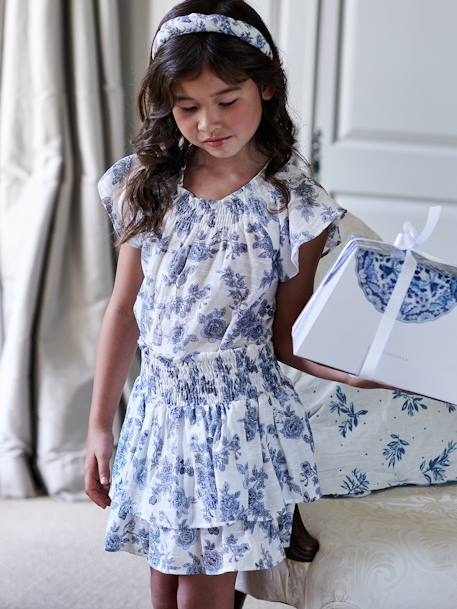 Blouse de cérémonie motif poétique fille  - vertbaudet enfant