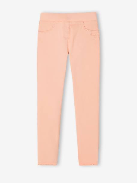Tregging couleur fille abricot poudré+jaune pâle+mauve 3 - vertbaudet enfant 
