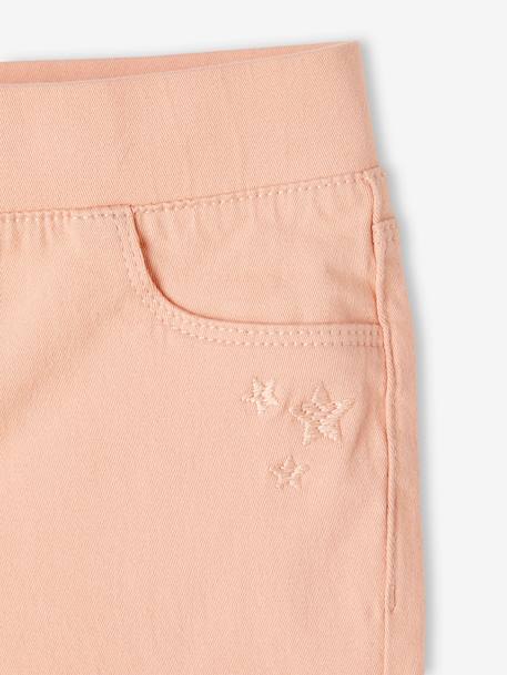 Tregging couleur fille abricot poudré+jaune pâle+mauve 5 - vertbaudet enfant 