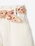 Short bébé fille en gaze de coton ceinture imprimée abricot+écru+rose bonbon 6 - vertbaudet enfant 