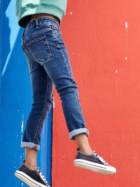 Jean garçon slim stone 14 - vertbaudet enfant 