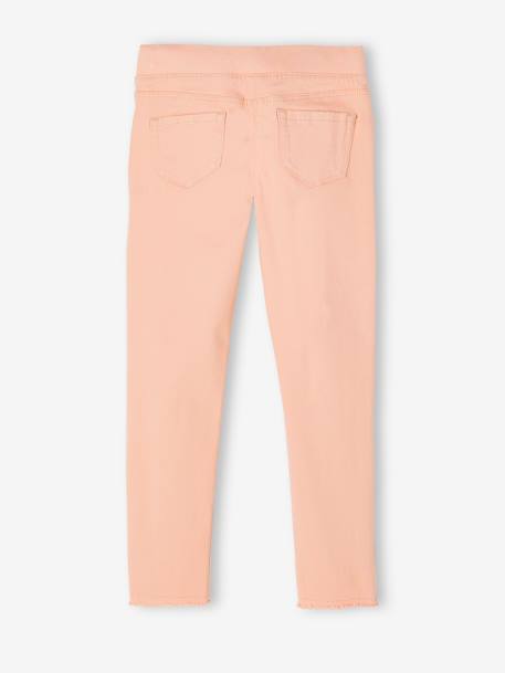 Tregging couleur fille abricot poudré+jaune pâle+mauve 4 - vertbaudet enfant 