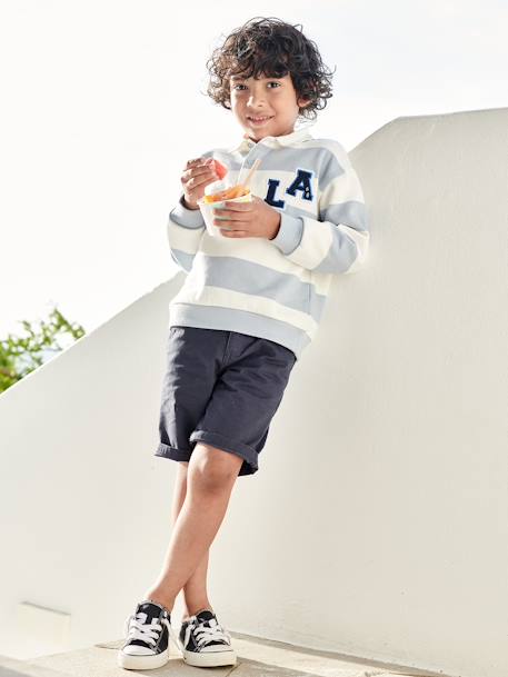Bermuda chino garçon beige+BLEU+bleu grisé+rouge+sable+vert 7 - vertbaudet enfant 