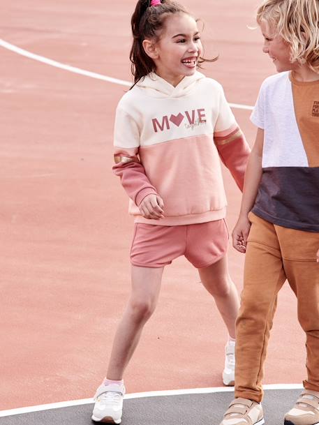 Vêtements de sport fille Rouge - Jogging & sweat à capuche enfant -  vertbaudet