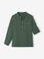 Chemise en gaze de coton personnalisable garçon manches retroussables Bleu moyen+bleu pétrole+écru+vert+vert d'eau 25 - vertbaudet enfant 