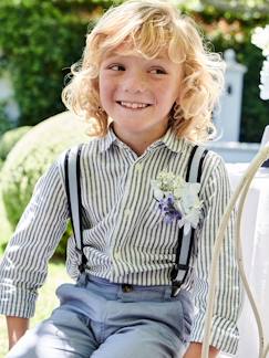 Garçon-Accessoires-Cravate, noeud papillon, ceinture-Bretelles bicolores garçon