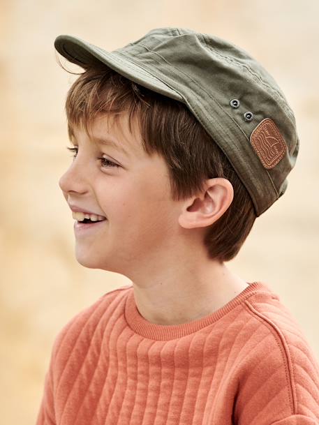 Casquette baroudeur garçon kaki 2 - vertbaudet enfant 