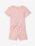 Lot de 2 pyjashorts fille imprimés en maille côtelée rose poudré 3 - vertbaudet enfant 