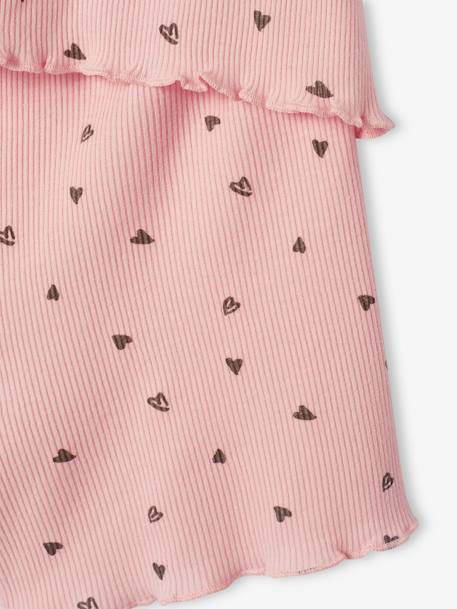 Lot de 2 pyjashorts fille imprimés en maille côtelée rose poudré 8 - vertbaudet enfant 