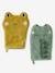 Lot de 2 gants de toilette Animorigolo bleu+vert sauge 7 - vertbaudet enfant 