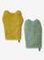Lot de 2 gants de toilette Animorigolo bleu+vert sauge 6 - vertbaudet enfant 
