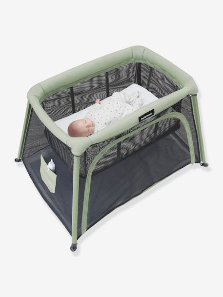 Lit parapluie Moov & Comfy Anthracite/vert sauge 2 - vertbaudet enfant 