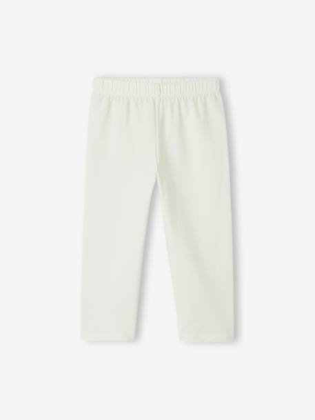 Lot de 2 leggings fille mi-mollets gris chiné+mauve+vert émeraude 9 - vertbaudet enfant 
