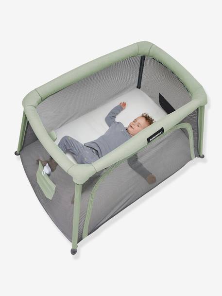 Lit parapluie Moov & Comfy Anthracite/vert sauge 3 - vertbaudet enfant 