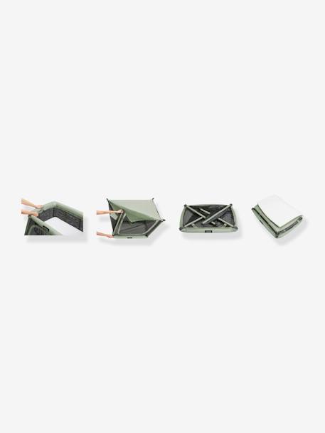 Lit parapluie Moov & Comfy Anthracite/vert sauge 6 - vertbaudet enfant 