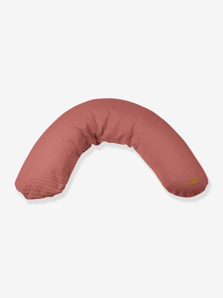 Coussin de maternité et d'allaitement Big Flopsy Brique+cacao+Gris chiné+Lin+marron imprimé+vert 1 - vertbaudet enfant 