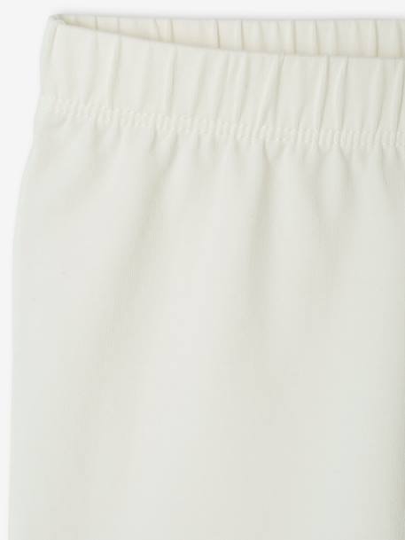 Lot de 2 leggings fille mi-mollets gris chiné+mauve+vert émeraude 12 - vertbaudet enfant 