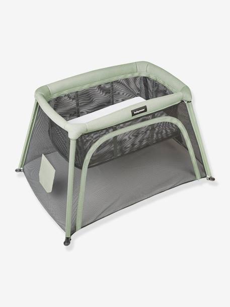 Lit parapluie Moov & Comfy Anthracite/vert sauge 1 - vertbaudet enfant 